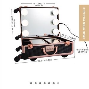 Impressionsvanity slaycase XL black rosegold